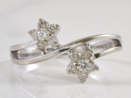 Split Shank Cluster Burst Diamond Ring | 0.22ctw | SZ 6 | on Sale