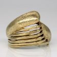 10k Yellow Gold Abstract Ring | SZ 6.5 | Online Hot Sale