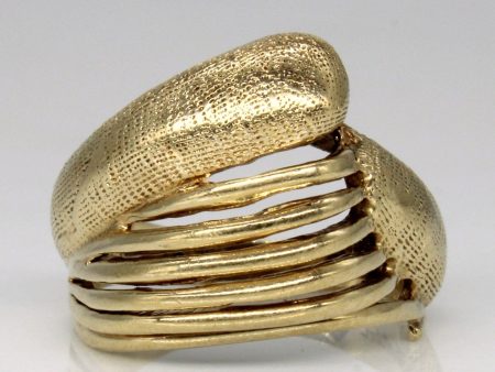 10k Yellow Gold Abstract Ring | SZ 6.5 | Online Hot Sale