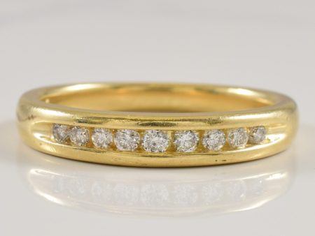 Channel Set Diamond Ring | 0.18ctw | SZ 6 | on Sale