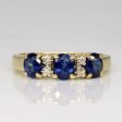 Sapphire & Diamond Ring | 1.02ctw, 0.04ctw | SZ 6.5 | For Cheap