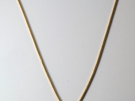 10k Gold Box Link Chain | 16 | Online