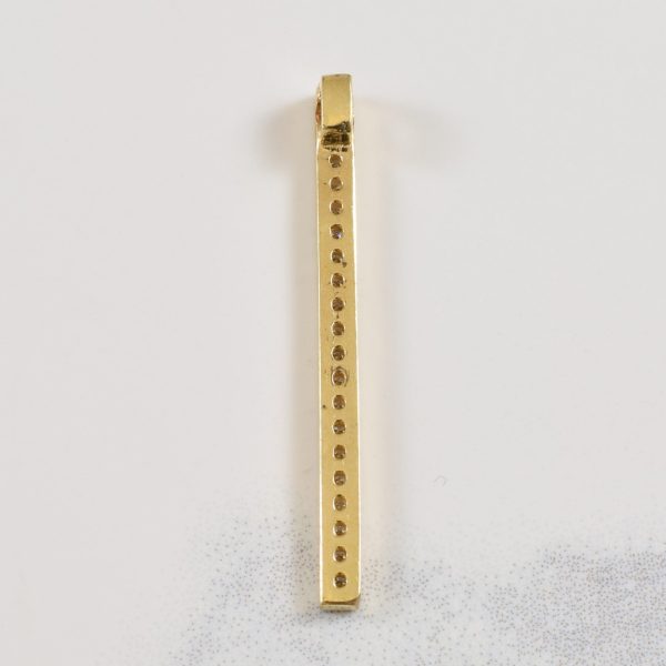 Diamond Bar Pendant | 0.12ctw | For Discount