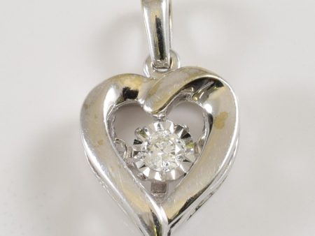 Illusion Set Diamond Heart Pendant | 0.07ct | Online Hot Sale