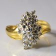 Cascading Diamond Bypass Ring | 0.57ctw | SZ 7.75 | For Discount