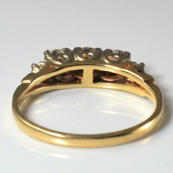 1960s Five Stone Diamond Ring | 0.49ctw | SZ 8 | Hot on Sale