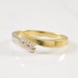 Two Tone Diamond Bypass Ring | 0.07ctw | SZ 7.5 | Online Hot Sale