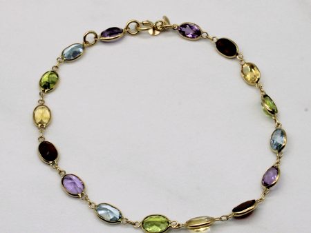 Multi Gem Bracelet | 6.00ctw | 7  | Discount