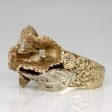 Diamond Abstract Flower Ring | 0.13ctw | SZ 7.75 | Fashion