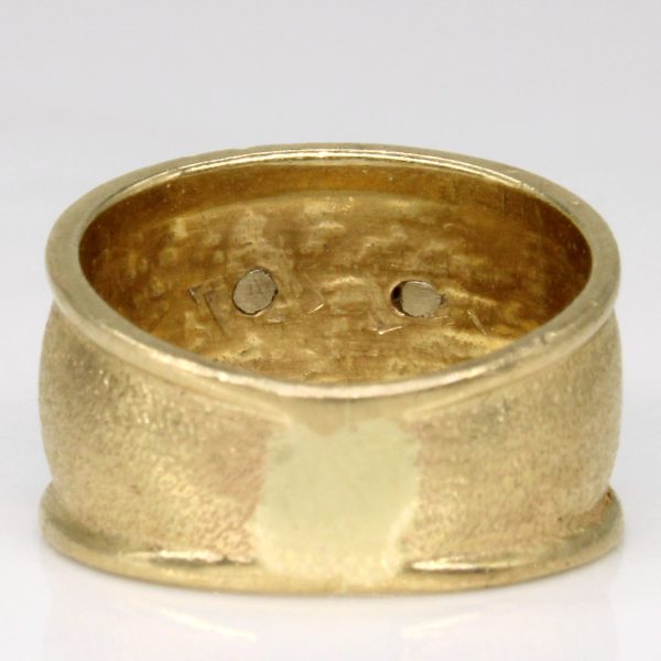 10k Two Tone Gold Dolphin Ring | SZ 4.25 | Discount