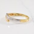 Two Tone Diamond Bypass Ring | 0.07ctw | SZ 7.5 | Online Hot Sale