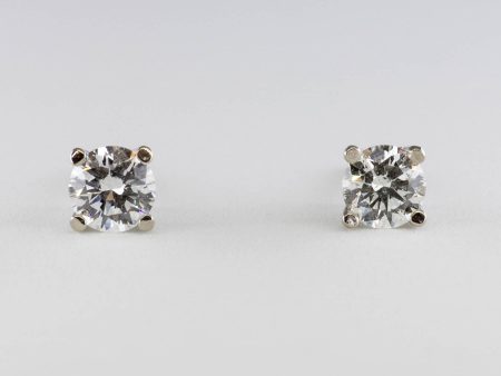 100 Ways White Gold Diamond Studs | 1 2 carat | Options Available on Sale