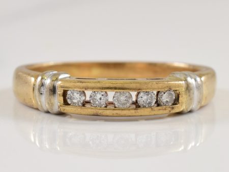 Channel Set Diamond Ring | 0.10ctw | SZ 5.25 | For Discount