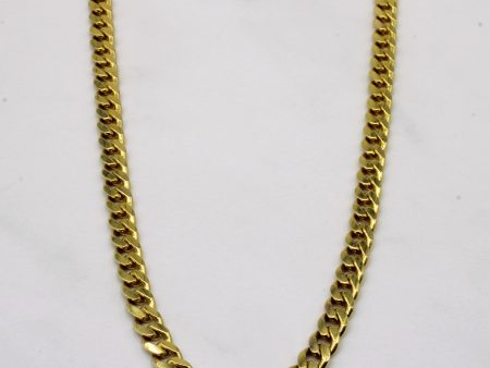 18k Yellow Gold Cuban Link Chain | 24  | Discount