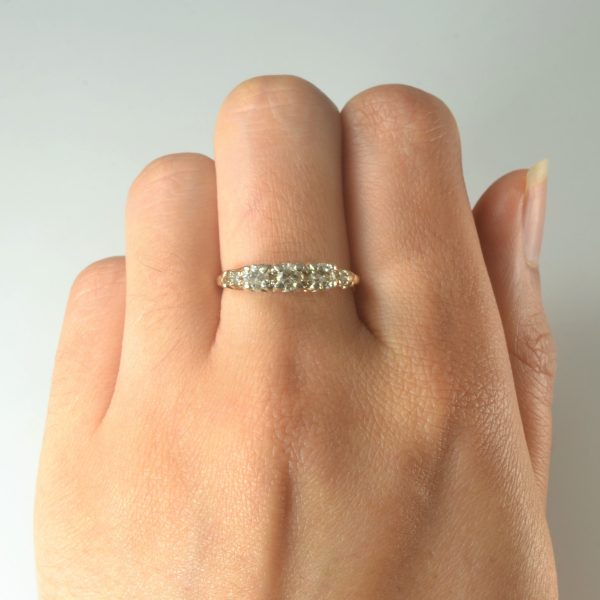 1960s Five Stone Diamond Ring | 0.49ctw | SZ 8 | Hot on Sale