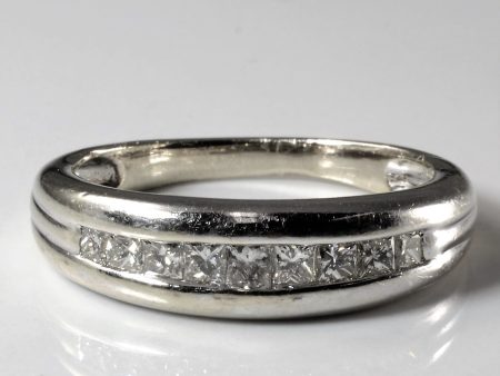 Princess Diamond Channel Band | 0.60ctw | SZ 7.5 | For Discount