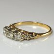 1960s Five Stone Diamond Ring | 0.49ctw | SZ 8 | Hot on Sale