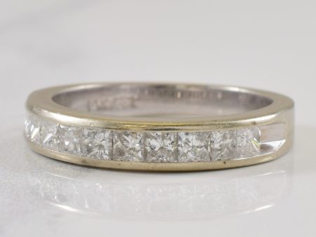 Channel Set Diamond Band | 0.77ctw | SZ 7 | Online Sale