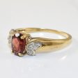 Garnet & Diamond Ring | 0.83ct, 0.02ctw | SZ 7.5 | For Discount