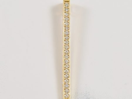 Diamond Bar Pendant | 0.12ctw | For Discount