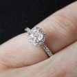 Halo Set Diamond Engagement Ring | 1.14ctw | SZ 4.75 | Discount