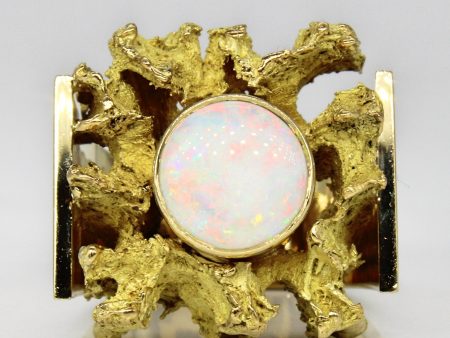 Abstract Opal Cocktail Ring | 1.05ct | SZ 6.5 | Fashion