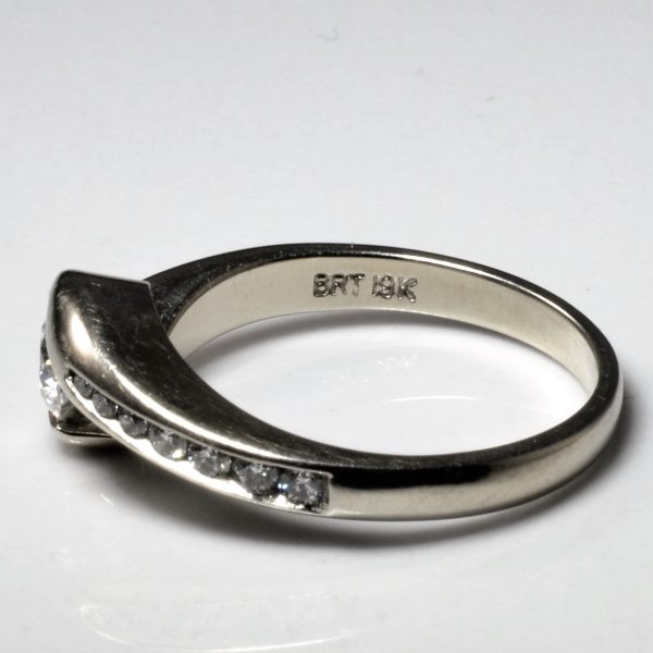 Bypass Diamond Engagement Ring | 0.48ctw | SZ 6.5 | Sale