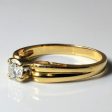 Yellow Gold Solitaire Diamond Ring | 0.37ct | SZ 6.5 | Online Hot Sale