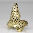 14k Yellow Gold Abstract Ring | SZ 6.75 | For Discount