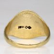 10k Yellow Gold Initial Ring | SZ 9.75 | Online now