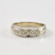 10k White Gold Diamond Band | 0.05ctw | SZ 5.75 | For Discount