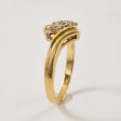 Three Stone Diamond Bypass Ring | 0.03ctw | SZ 6 | Online Hot Sale