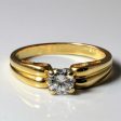 Yellow Gold Solitaire Diamond Ring | 0.37ct | SZ 6.5 | Online Hot Sale