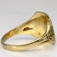 Yellow Gold  I.J.R.  Initial Ring | SZ 5.25 | Online Hot Sale