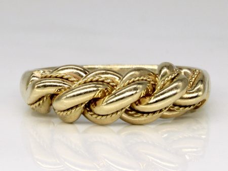 Yellow Gold Keeper Ring | SZ 9.5 | Hot on Sale