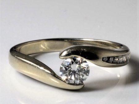 Bypass Diamond Engagement Ring | 0.48ctw | SZ 6.5 | Sale