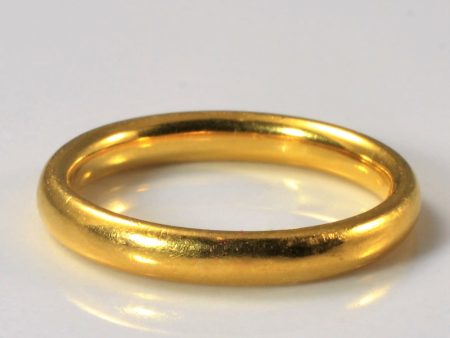 1960s Yellow Gold Band | SZ 6.25 | For Cheap