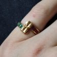 Ruby & Emerald Wrap Ring | 0.27ctw, 0.19ctw | SZ 5.25 | Online now