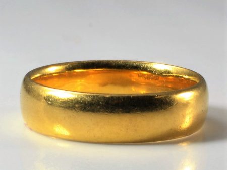 1910s Yellow Gold Plain Band | SZ 6 | Fashion