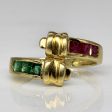 Ruby & Emerald Wrap Ring | 0.27ctw, 0.19ctw | SZ 5.25 | Online now