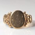 Yellow Gold Filigree Signet Ring | SZ 10.25 | For Discount