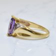 Amethyst & Diamond Bypass Ring | 0.70ct, 0.02ctw | SZ 6.25 | Online now