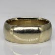 14k White Gold Wide Band | SZ 6 | Sale