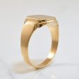 10k Yellow Gold Signet Ring | SZ 10.5 | Online Sale