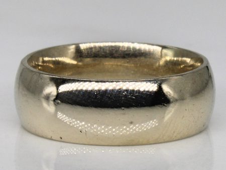 10k White Gold Band | SZ 7.25 | Sale